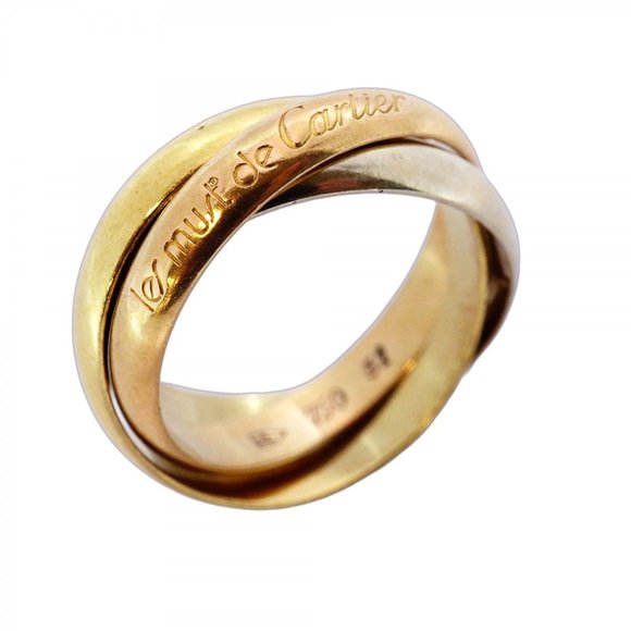 CARTIER 18k Gold Trinity Ring #51 - Picture 1 of 7
